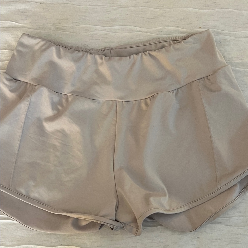 SHEIN Women's Cream Athletic Shorts